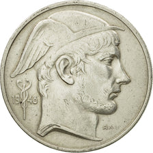 Moneta, Belgio, 50 Francs, 50 Frank, 1948, BB, Argento, KM:137