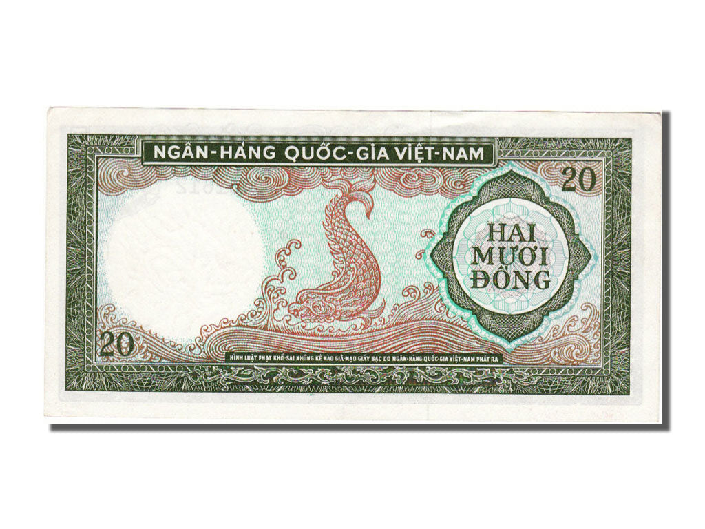 South Vietnam, 20 Dông, 1964, AU(55-58), 331812
