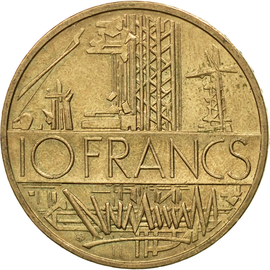 Moneta, Francia, Mathieu, 10 Francs, 1985, Paris, BB, Nichel-ottone, KM:940