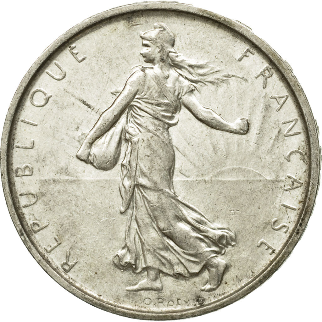 Moneta, Francia, Semeuse, 5 Francs, 1967, Paris, BB, Argento, KM:926