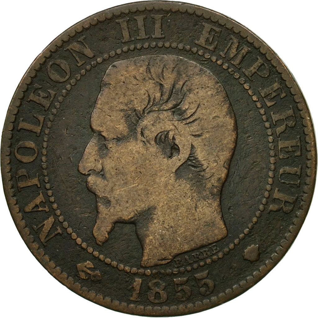 Münze, Frankreich, Napoleon III, Napoléon III, 5 Centimes, 1855, Marseille
