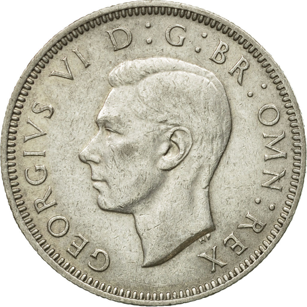 Moneta, Gran Bretagna, George VI, Shilling, 1942, BB+, Argento, KM:853