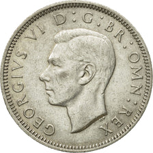 Moneta, Gran Bretagna, George VI, Shilling, 1942, BB+, Argento, KM:853