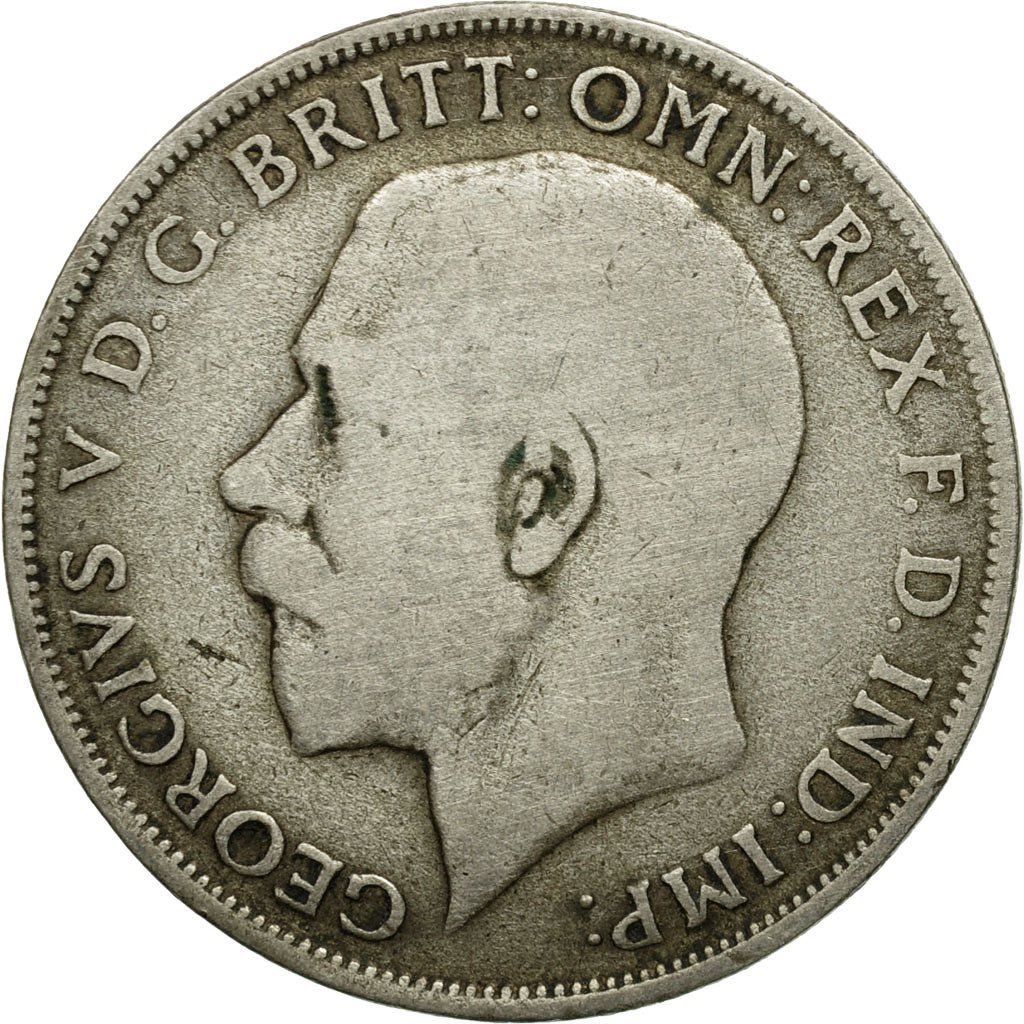 Coin, Great Britain, George V, Florin, Two Shillings, 1921, EF(40-45), Silver