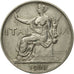 Coin, Italy, Vittorio Emanuele III, Lira, 1922, Rome, EF(40-45), Nickel, KM:62