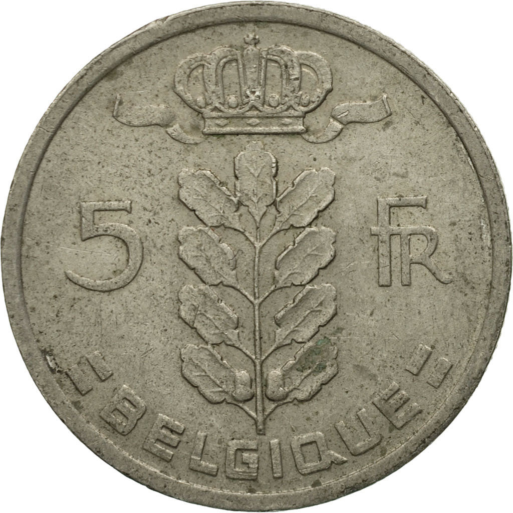 Munten, België, 5 Francs, 5 Frank, 1950, FR+, Copper-nickel, KM:134.1