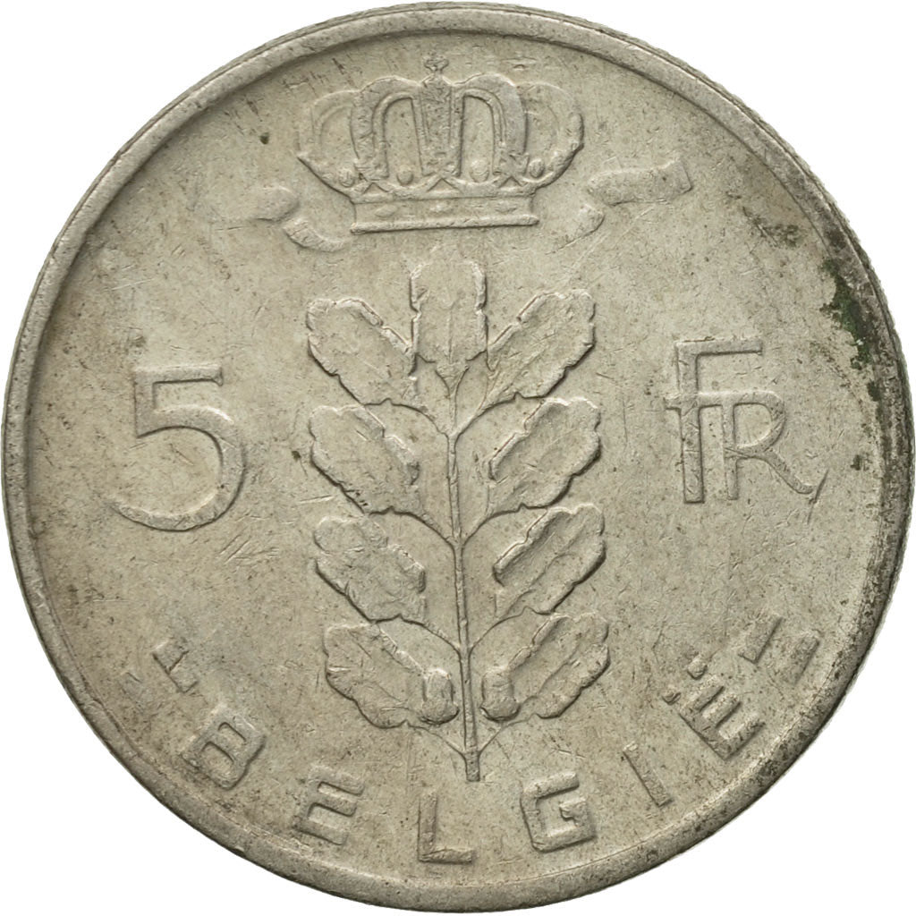Coin, Belgium, 5 Francs, 5 Frank, 1963, VF(30-35), Copper-nickel, KM:135.1