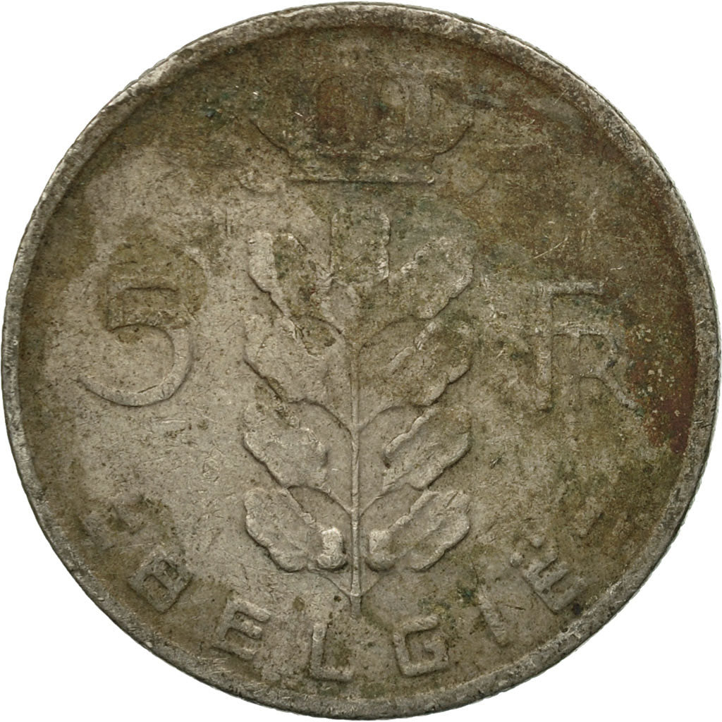 Coin, Belgium, 5 Francs, 5 Frank, 1966, VF(20-25), Copper-nickel, KM:135.1