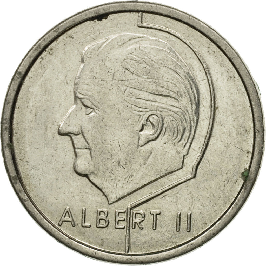 Münze, Belgien, Albert II, Franc, 1998, Brussels, SS, Nickel Plated Iron