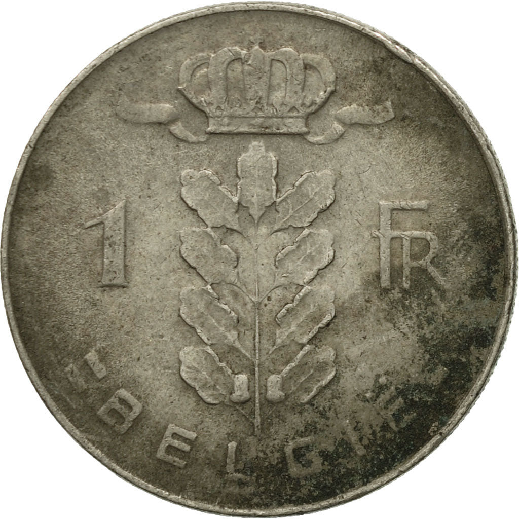 Moneta, Belgio, Franc, 1976, MB, Rame-nichel, KM:143.1
