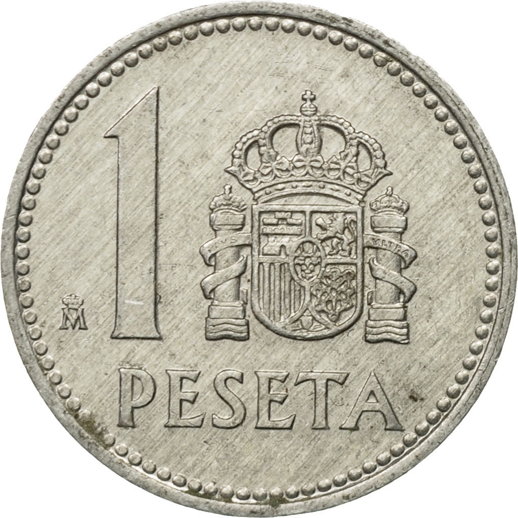 Moneda, España, Juan Carlos I, Peseta, 1986, MBC, Aluminio, KM:821