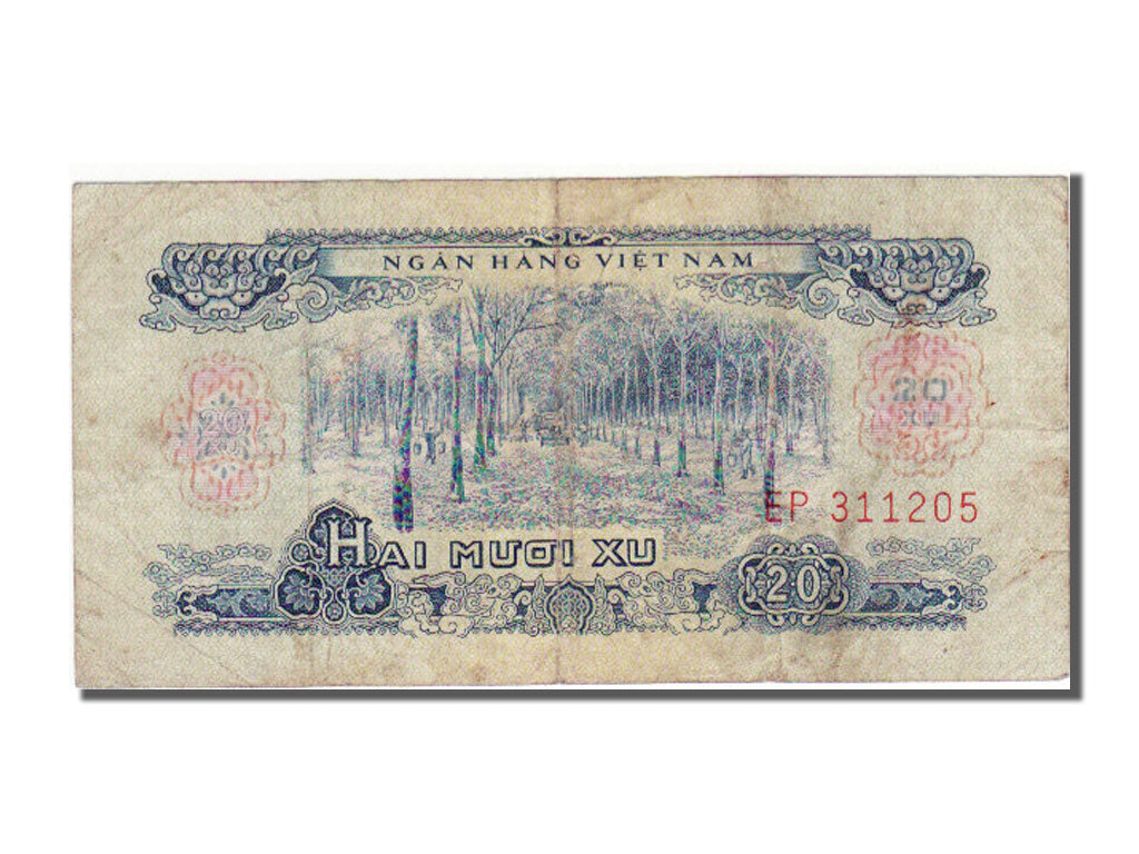 South Viet Nam, 20 Xu, 1966, KM #38a, VF(30-35), EP311205