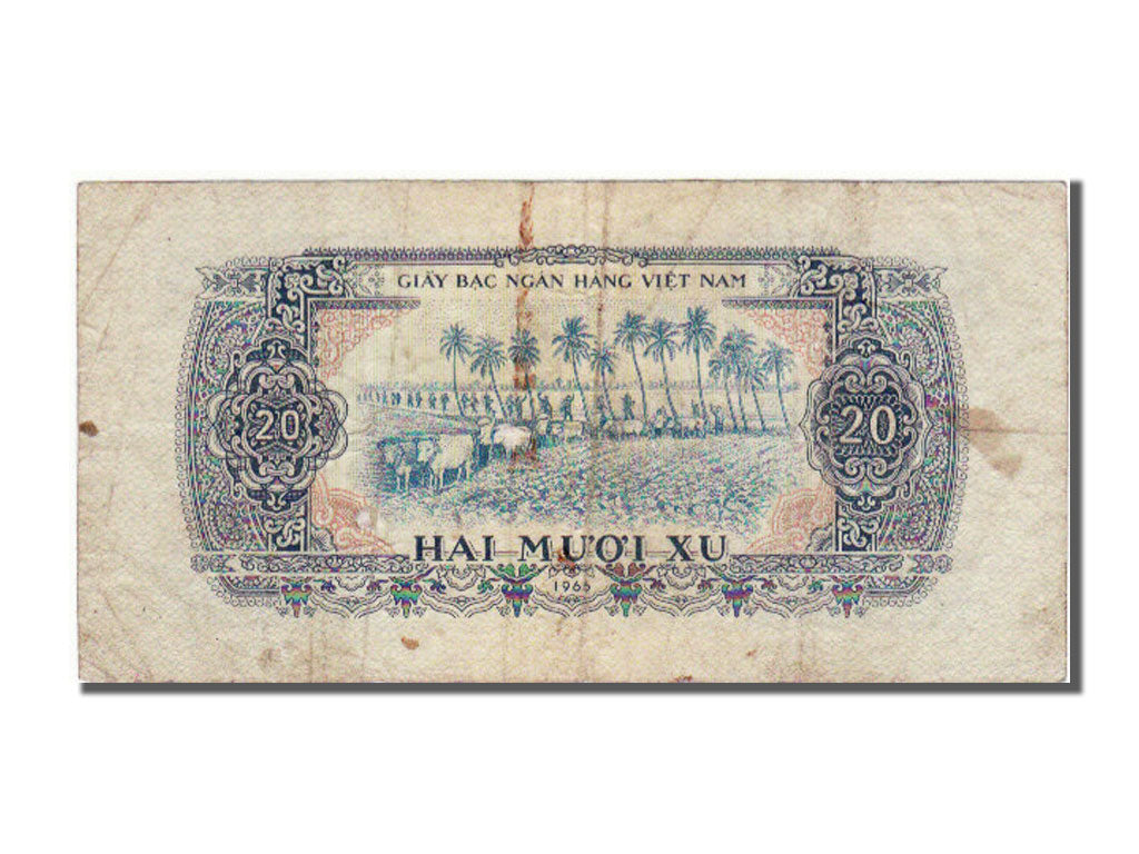 South Viet Nam, 20 Xu, 1966, KM #38a, VF(30-35), EP311205