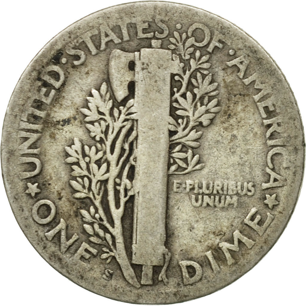 Münze, Vereinigte Staaten, Mercury Dime, Dime, 1924, U.S. Mint, Philadelphia