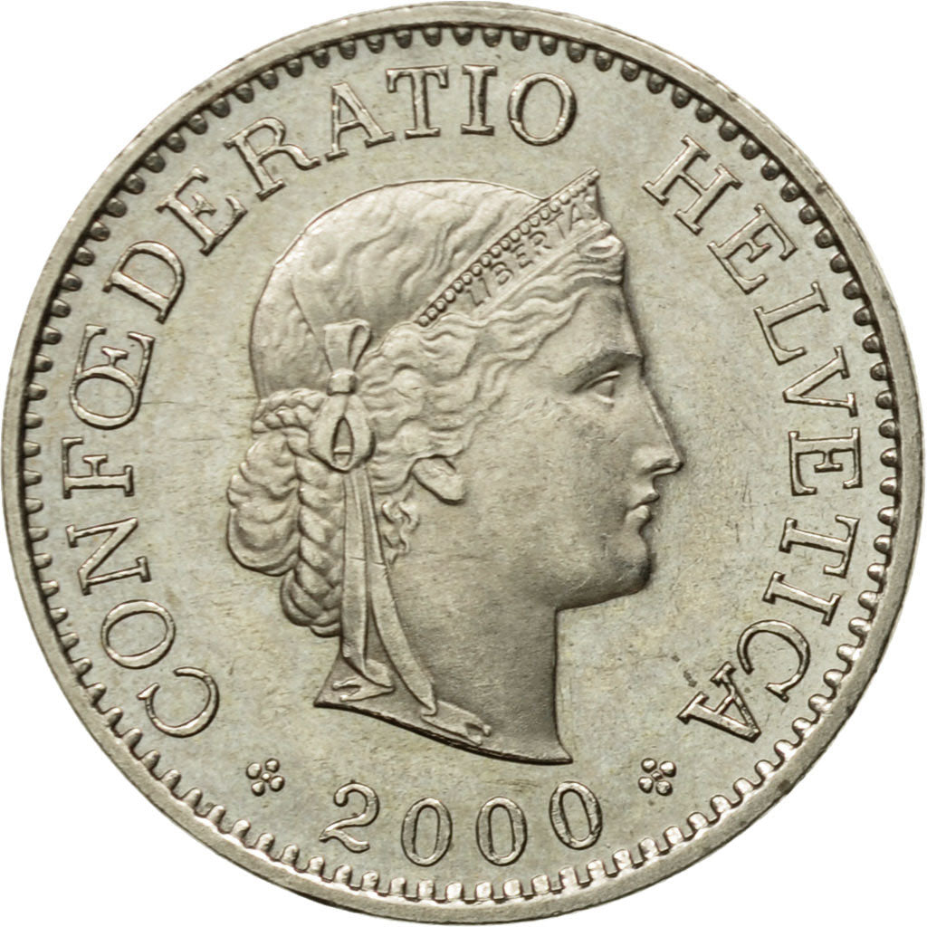 Monnaie, Suisse, 10 Rappen, 2000, Bern, TTB, Copper-nickel, KM:27