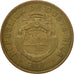 Monnaie, Costa Rica, 100 Colones, 2007, TB+, Brass plated steel, KM:240a
