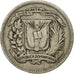 Coin, Dominican Republic, 10 Centavos, 1942, VF(30-35), Silver, KM:19
