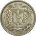 Coin, Dominican Republic, 1/2 Peso, 1947, VF(30-35), Silver, KM:21