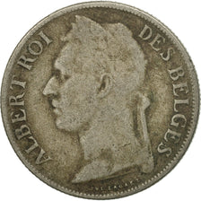 Moneta, Congo belga, Franc, 1922, MB, Rame-nichel, KM:20