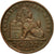 Moneta, Belgia, Albert I, 2 Centimes, 1911, VF(30-35), Miedź, KM:65