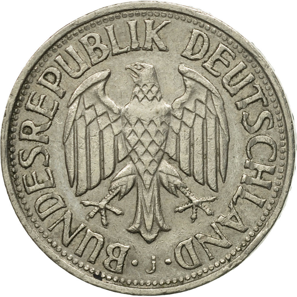 Coin, GERMANY - FEDERAL REPUBLIC, Mark, 1969, Hambourg, EF(40-45)