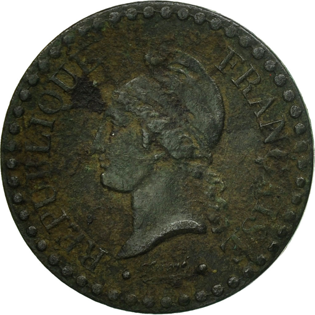 Moneda, Francia, Dupré, Centime, 1849, Paris, BC+, Bronce, KM:754, Gadoury:84