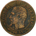 Munten, Frankrijk, Napoleon III, Napoléon III, Centime, 1855, Rouen, FR+