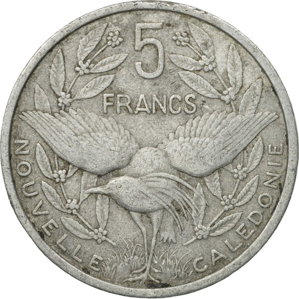 Monnaie, Nouvelle-Calédonie, 5 Francs, 1952, Paris, TB+, Aluminium, KM:4