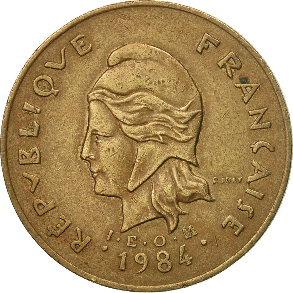 Coin, New Caledonia, 100 Francs, 1984, Paris, VF(30-35), Nickel-Bronze, KM:15
