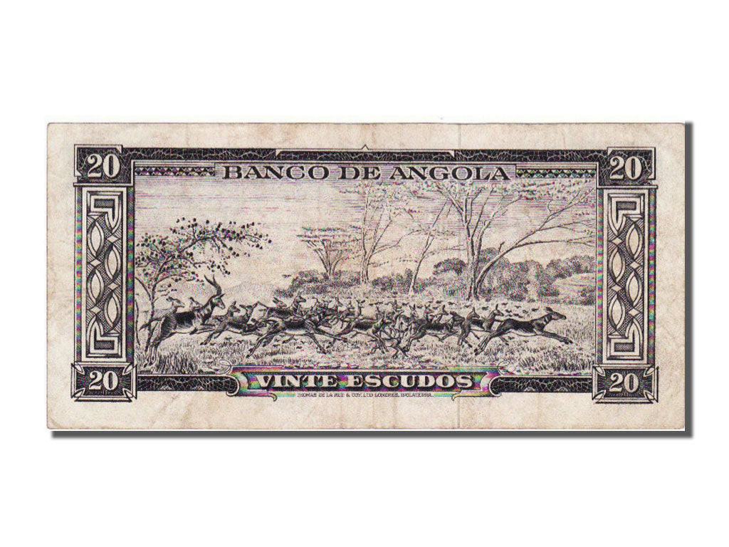 Angola, 20 Escudos, 1962, 1962-06-10, VF(30-35)