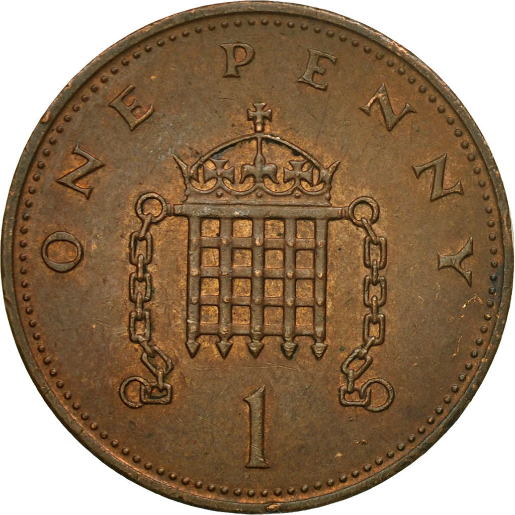 Coin, Great Britain, Elizabeth II, Penny, 1983, VF(30-35), Bronze, KM:927