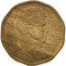 Coin, Chile, 50 Pesos, 1993, VF(30-35), Aluminum-Bronze, KM:219.2