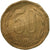 Coin, Chile, 50 Pesos, 1993, VF(30-35), Aluminum-Bronze, KM:219.2