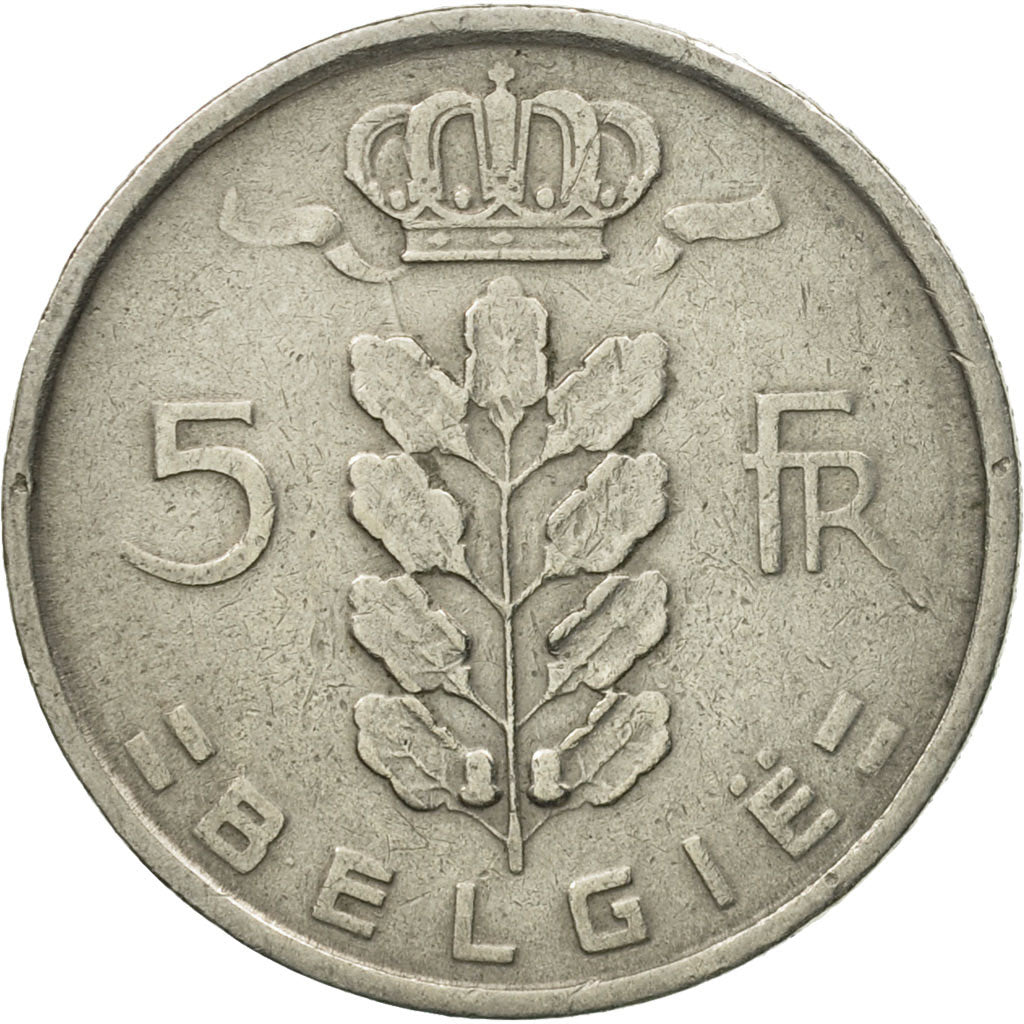 Munten, België, 5 Francs, 5 Frank, 1948, FR+, Copper-nickel, KM:135.1