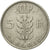 Moneta, Belgio, 5 Francs, 5 Frank, 1948, MB+, Rame-nichel, KM:135.1