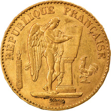 Moneda, Francia, Génie, 20 Francs, 1874, Paris, EBC, Oro, KM:825, Gadoury:1063