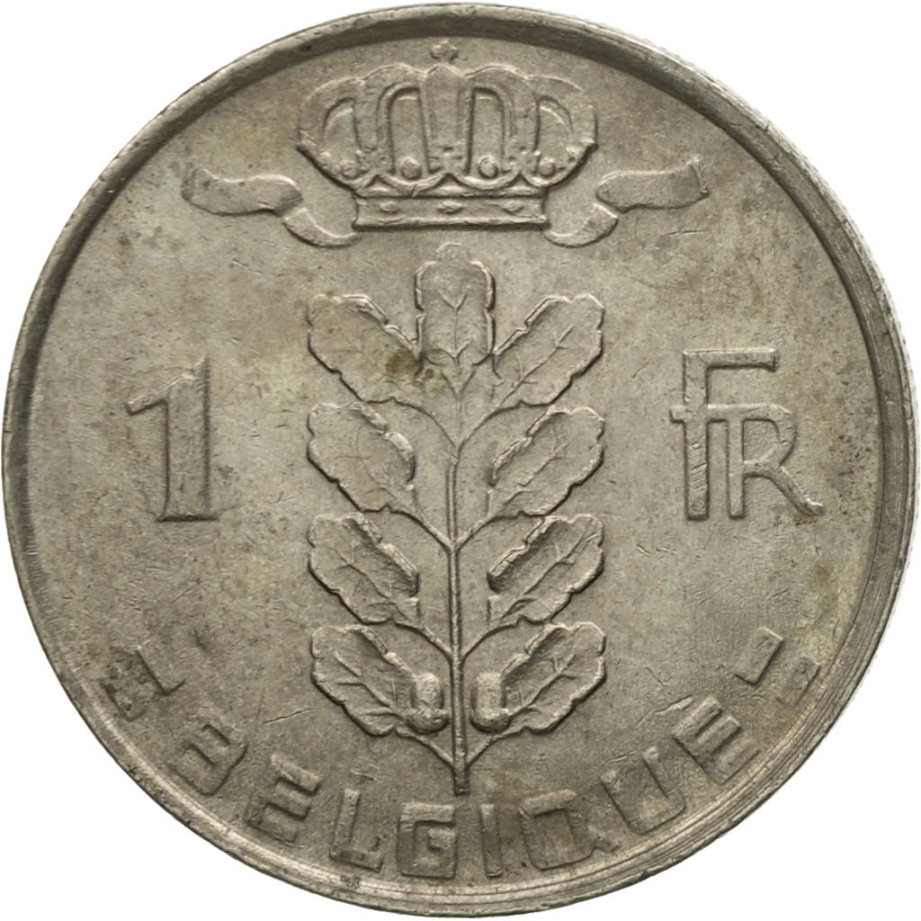 Moneda, Bélgica, Franc, 1980, BC+, Cobre - níquel, KM:142.1