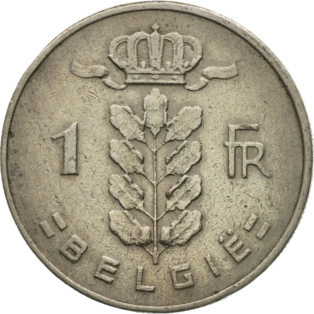 Moneda, Bélgica, Franc, 1956, BC+, Cobre - níquel, KM:143.1