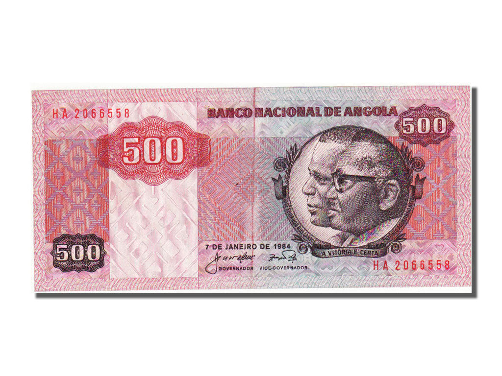 Angola, 500 Kwanzas, 1984, KM #120a, 1984-01-07, UNC(65-70), HA2066558
