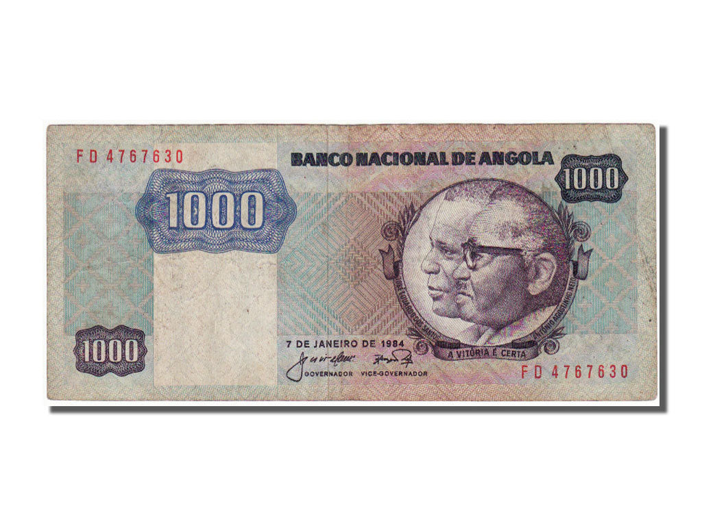 Angola, 1000 Kwanzas, 1984