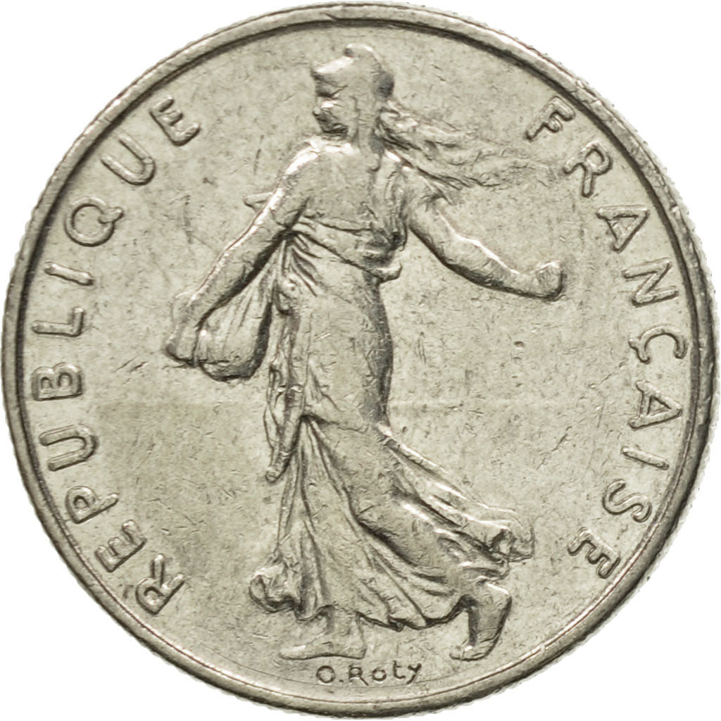 Moneta, Francia, Semeuse, 1/2 Franc, 1985, Paris, BB, Nichel, KM:931.1