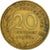 Coin, France, Marianne, 20 Centimes, 1962, Paris, VF(30-35), Aluminum-Bronze