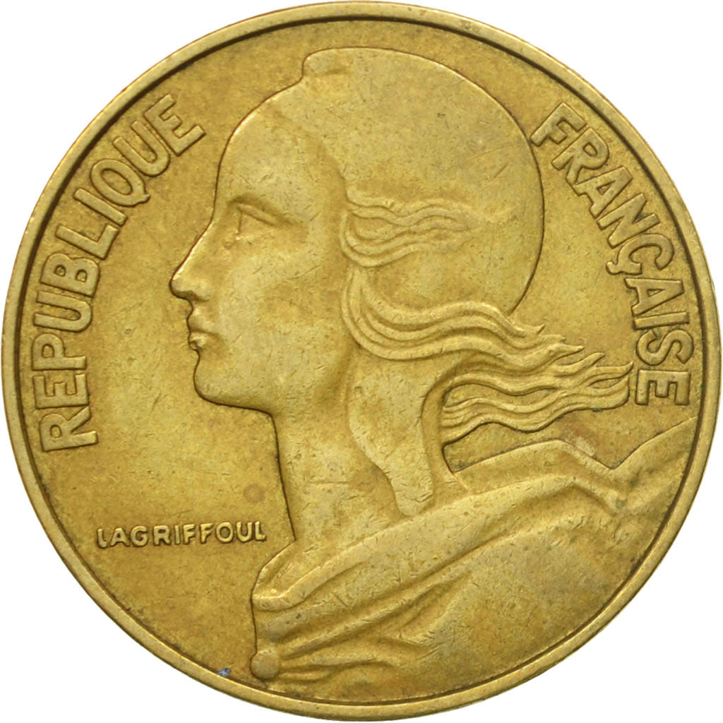 Coin, France, Marianne, 20 Centimes, 1973, Paris, EF(40-45), Aluminum-Bronze
