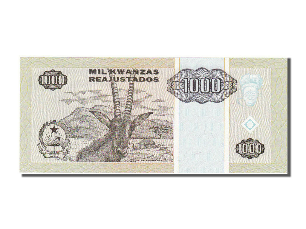 Angola, 1000 Kwanzas Reajustados, 1995, 1995-05-01, UNC(65-70)
