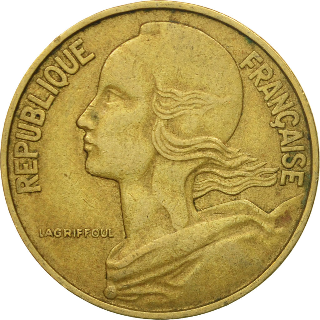 Coin, France, Marianne, 20 Centimes, 1968, Paris, EF(40-45), Aluminum-Bronze