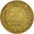 Coin, France, Marianne, 20 Centimes, 1968, Paris, EF(40-45), Aluminum-Bronze