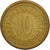 Moneta, Jugosławia, 10 Para, 1990, VF(30-35), Mosiądz, KM:139, Gadoury:678