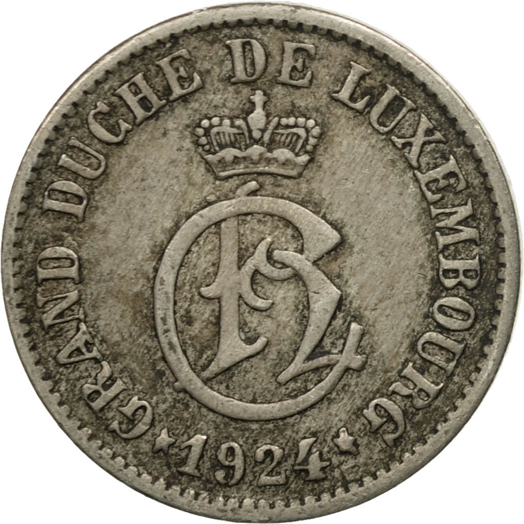 Coin, Luxembourg, Charlotte, 5 Centimes, 1924, VF(30-35), Copper-nickel, KM:33