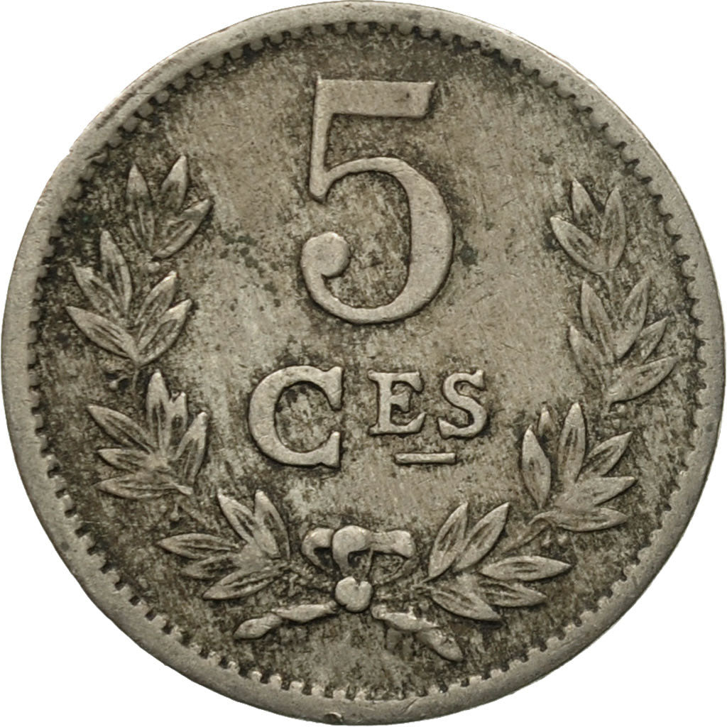 Coin, Luxembourg, Charlotte, 5 Centimes, 1924, VF(30-35), Copper-nickel, KM:33