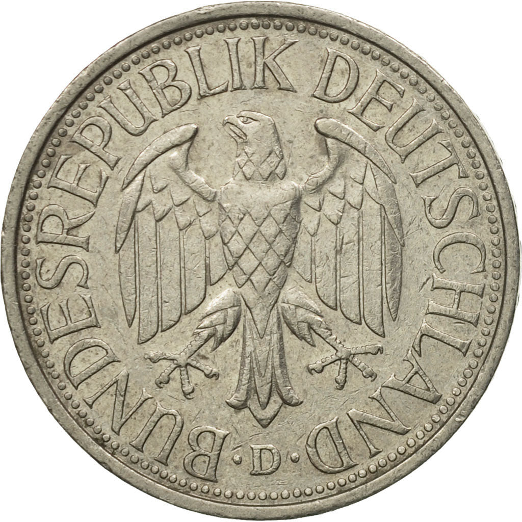 Münze, Bundesrepublik Deutschland, Mark, 1977, Munich, SS, Copper-nickel